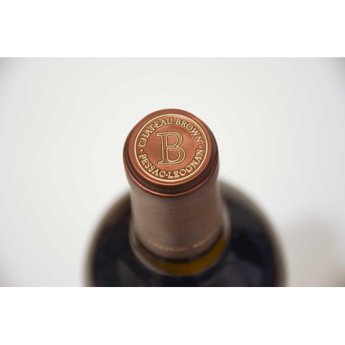 4 - Six bottles of Chateau Brown Blanc Pessac Leognan, 2016, OWC Cellar in East Sussex High Fill