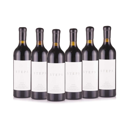 42 - Six bottles of Steps Reserve Proprietary Red, Napa Valley, 2012 Cellar in East Sussex Into Neck