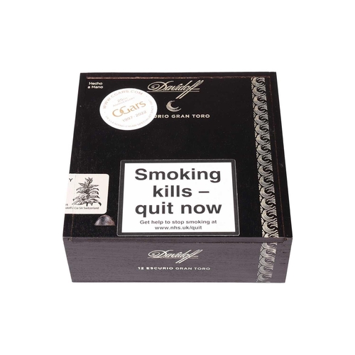 80 - One Box of Davidoff Escurio Gran Toro (12 cigars) Deceased estate. From a private collection in Lond... 