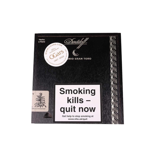 80 - One Box of Davidoff Escurio Gran Toro (12 cigars) Deceased estate. From a private collection in Lond... 