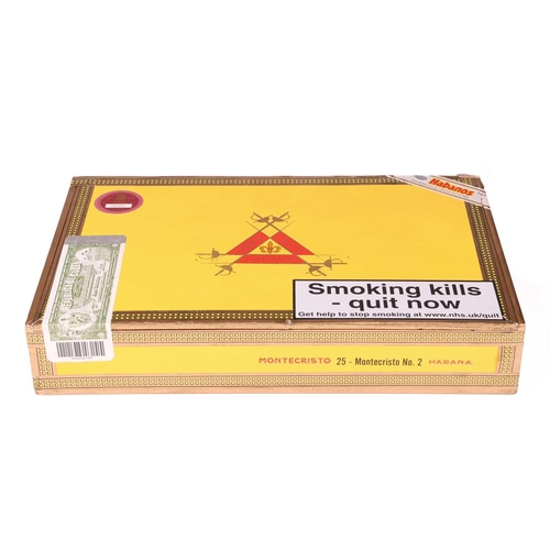 82 - One Part Box of Monetcristo No 2 Pirimides, (20 cigars), EMS, MTS FEB20 Deceased estate. From a priv... 