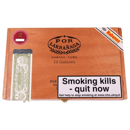 88 - One Box of Por Larranaga Galanes, (10 cigars), EMS, BRM AGO22 Deceased estate. From a private collec... 