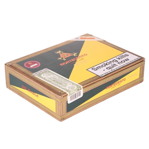 89 - One Part Box of Monetcristo Open Eagle, (10 cigars), EMS, TLE OCT21 Deceased estate. From a private ... 