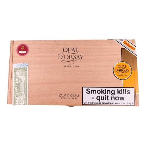 93 - One Box of Quai D'Orsay No 54, (25 cigars), EMS, SOR MAY21 Deceased estate. From a private collectio... 