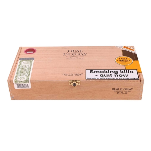 93 - One Box of Quai D'Orsay No 54, (25 cigars), EMS, SOR MAY21 Deceased estate. From a private collectio... 