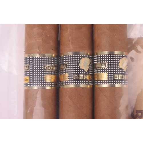 95 - Three single Cohiba Behike 56, (3 cigars), SW-COH-BE56, Unopened airtight pack. Deceased estate. Fro... 