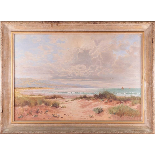 28 - S. Butler (British, 19th century), Coastal Landscape, signed 'S. Bulter 1892' (lower left), oil on c... 