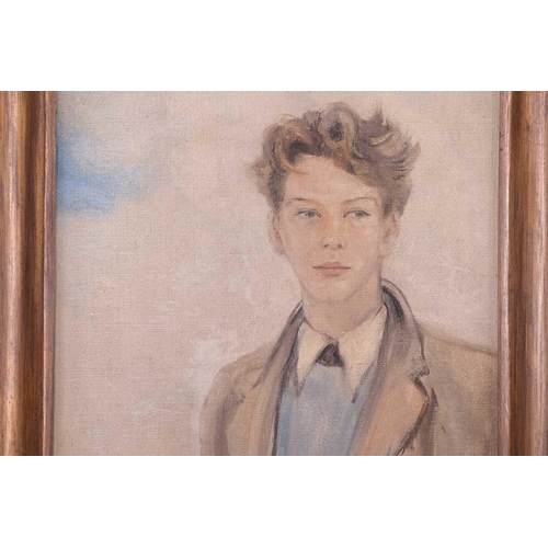 4 - † Sir Peter Scott (1909-1989), Portrait of Brian D’Arcy Irvine Esq., signed (lower left), oil on boa... 