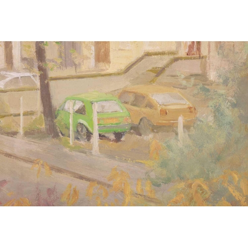 51 - † Tom Espley (1931-2016), 'City Road from Duncan Terrace' (Autumn 1976), signed and inscribed verso,... 