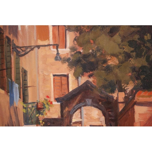 38 - Julian Barrow (British, 1939-2013), The Little Archway, Venice, signed Julian Barrow (lower right), ... 