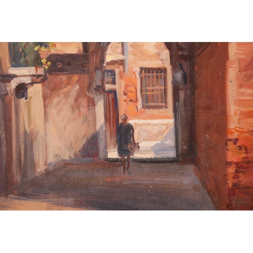 38 - Julian Barrow (British, 1939-2013), The Little Archway, Venice, signed Julian Barrow (lower right), ... 