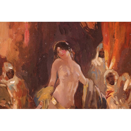 46 - Hal Hurst (1865 - 1938), Dancing Girl, signed 'Hal Hurst' (lower left), oil on canvas, 41.5 x 33 cm,... 