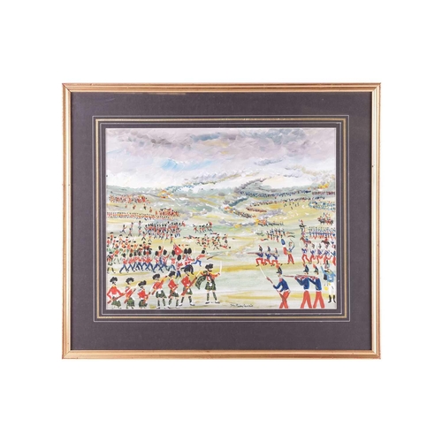 54 - † John Paddy Carstairs (1916 - 1970), Napoleonic battle scene with Scottish and French forces, signe... 