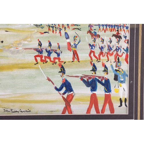 54 - † John Paddy Carstairs (1916 - 1970), Napoleonic battle scene with Scottish and French forces, signe... 