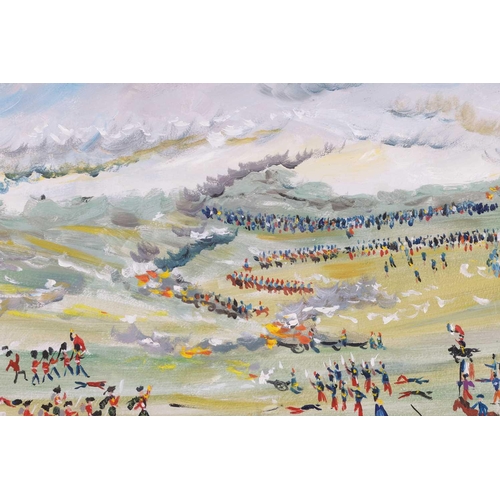 54 - † John Paddy Carstairs (1916 - 1970), Napoleonic battle scene with Scottish and French forces, signe... 