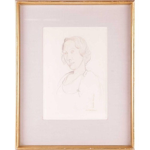 59 - † Percy Wyndham Lewis (1882 - 1957), Portrait of Miss Edith Evans, signed 'Wyndham Lewis' dated 1932... 