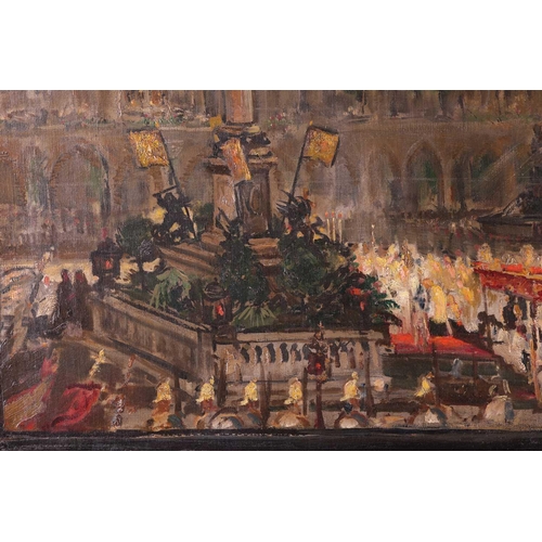 6 - Attributed to Walter Richard Sickert (1860 - 1942), Civic Ceremony on the Marienplatz, Munich, unsig... 