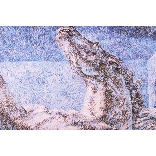 67 - † Ricardo Cinalli (Argentine b.1948), 'dead Minotaurs', signed 'Cinalli', titled and dated 1989 in p... 