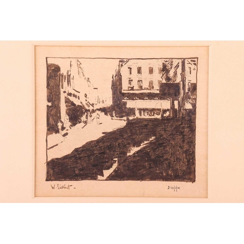 7 - Walter Richard Sickert (1860 - 1942), Dieppe c.1890, signed 'W. Sickert' (lower left) and inscribed ... 