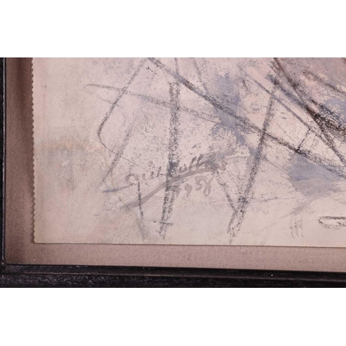 79 - † Cecil Collins (1908-1999), Sketch for the Resurrection of Christ, signed 'Cecil Collins' and dated... 