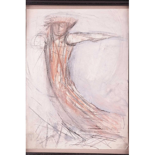 79 - † Cecil Collins (1908-1999), Sketch for the Resurrection of Christ, signed 'Cecil Collins' and dated... 