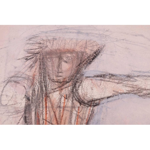 79 - † Cecil Collins (1908-1999), Sketch for the Resurrection of Christ, signed 'Cecil Collins' and dated... 