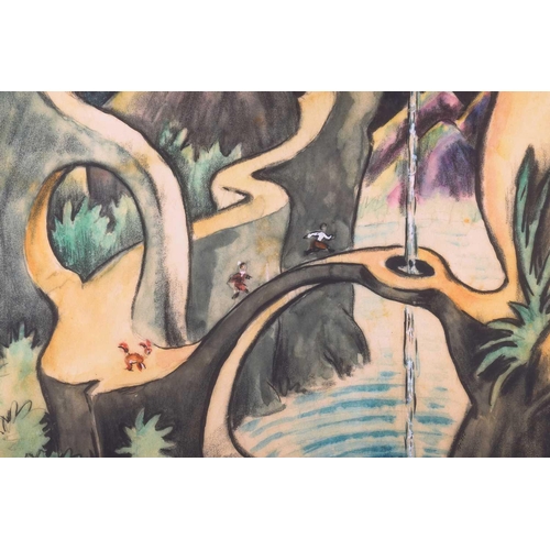 85 - Dr Seuss [Theodor Seuss Geisel] 1904-1991), 'Waterfall', limited edition print, numbered 784/850, wi... 