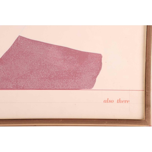 88 - Derrick Greaves (1927-2002), 'Alter Alter Also There', screenprint, unsigned, 46 cm x 62 cm, framed ... 