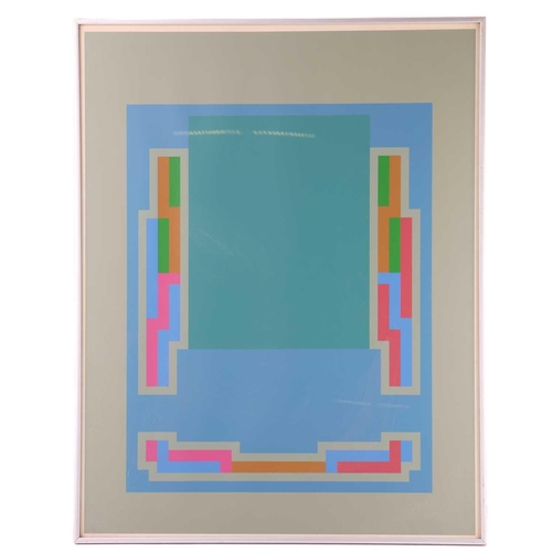 97 - † Robyn Denny (1930-2014) 'Night Suite', a set of four screenprints, titled A, B C & D, unsigned, ea... 