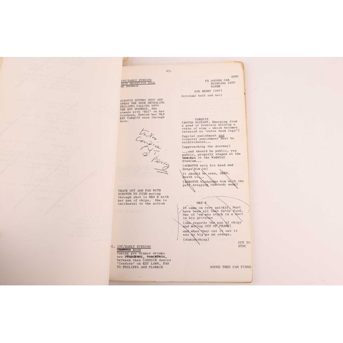 305 - 'Sir Henry at Rawlinson End': an original film 'Shooting Script I' from the 1980 film, written by Vi... 