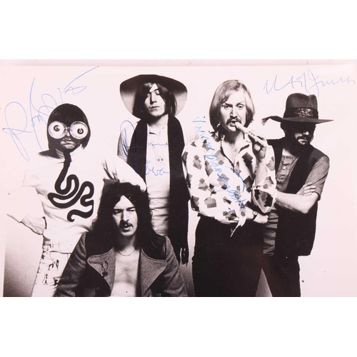 308 - The Bonzo Dog Doo-Dah Band: a fully signed black and white photograph of the band, with the signatur... 