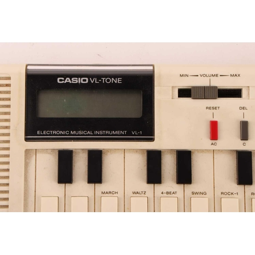 312 - A Casio VL-Tone VL-1 Keyboard, with original carry pouch and operation manual, from the personal col... 