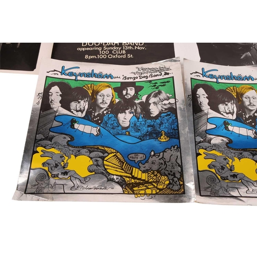 324 - A collection of original Bonzo Dog Doo-Dah Band ephemera, comprising a small promotional poster for ... 