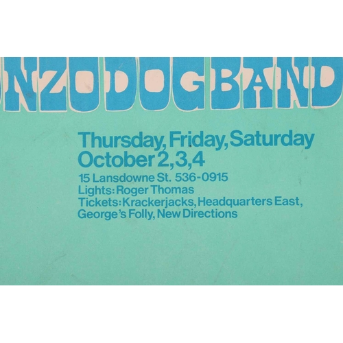 327 - An original first-printing concert handbill for Grateful Dead / Bonzo Dog Band at 'The Boston Tea Pa... 