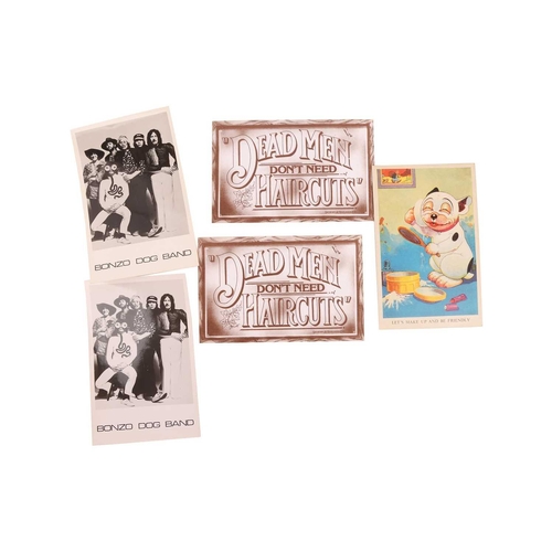 335 - A collection of assorted original promotional ephemera relating to The Bonzo Dog Doo-Dah Band and Vi... 