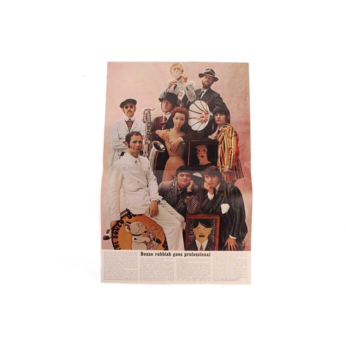 336 - An original Bonzo Dog Doo-Dah Band promotional leaflet, from the collection of Vivian Stanshall, the... 