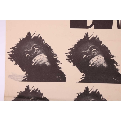 347 - An original and rare Liberty Records promotional poster for 'Gorilla', the 1967 album released by Th... 