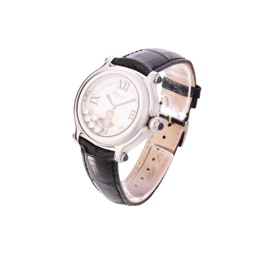 161 - A Chopard Happy Sport Stainless Steel Wristwatch Model: 8347 Serial: 28/8964-23 1173242 Year: 2000s ... 