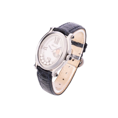 164 - A Chopard Happy Sport Oval Stainless Steel Wristwatch Model: 8937 Serial: 27/8937-23 1144583 Year: 2... 