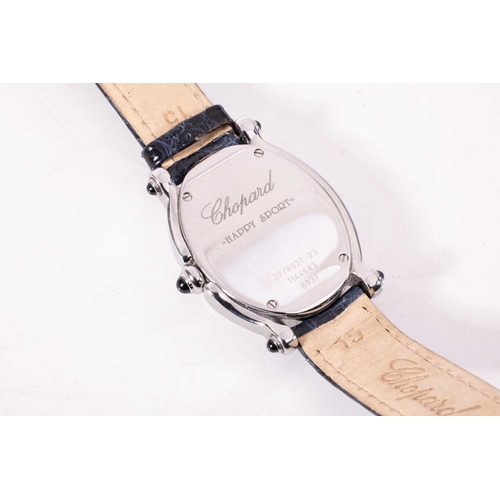 164 - A Chopard Happy Sport Oval Stainless Steel Wristwatch Model: 8937 Serial: 27/8937-23 1144583 Year: 2... 