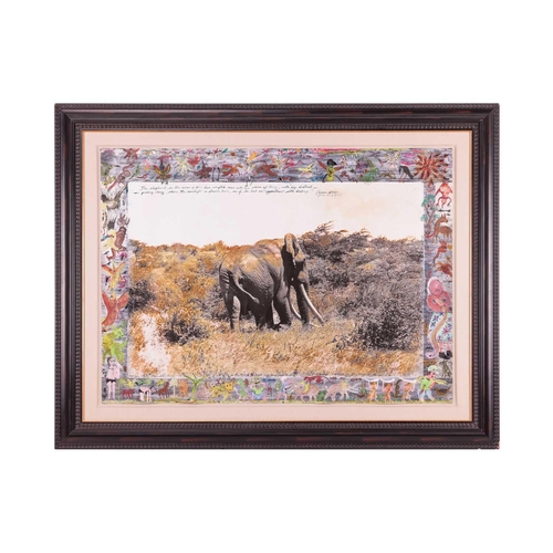 56 - Peter Beard (American, 1938 - 2020), '148 Iber 1968 Marsabit Kenya N.D.F', inscribed and signed in i... 