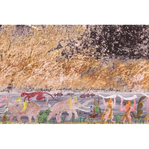 56 - Peter Beard (American, 1938 - 2020), '148 Iber 1968 Marsabit Kenya N.D.F', inscribed and signed in i... 