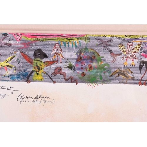 56 - Peter Beard (American, 1938 - 2020), '148 Iber 1968 Marsabit Kenya N.D.F', inscribed and signed in i... 