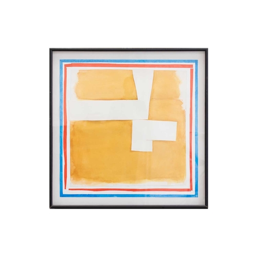 4 - † Sandra Blow (1925 - 2006), Abstract in Ochre, signed and dated 'Blow '93' (lower right), mixed med... 