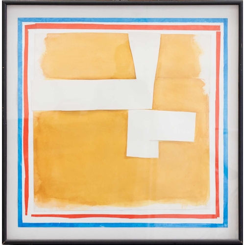 4 - † Sandra Blow (1925 - 2006), Abstract in Ochre, signed and dated 'Blow '93' (lower right), mixed med... 