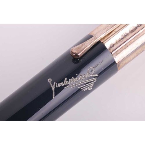 189 - Montblanc - a Charles Dickens ballpoint pen from the Writer's Edition collection, tapered barrel in ... 