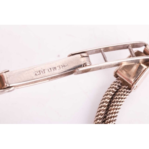 192 - A diamond-set ladies cocktail wristwatch by Winsor, featuring a mechanical hand-wound movement in a ... 