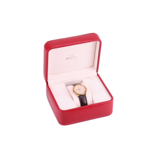 200 - An unworn Omega De Ville 18ct gold dress watch Model: 4610.30.02 Serial: 59730647 Year: 2008 Approx ... 