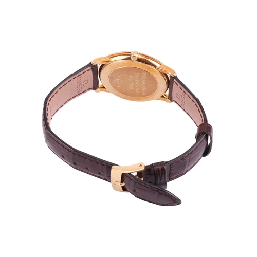 200 - An unworn Omega De Ville 18ct gold dress watch Model: 4610.30.02 Serial: 59730647 Year: 2008 Approx ... 