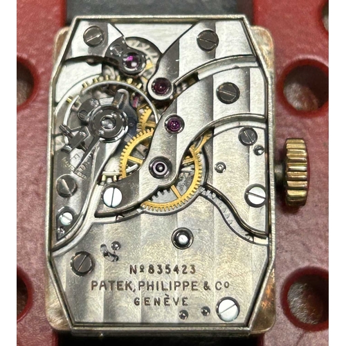 204 - Patek Philippe - An astonishing Patek Philippe diamond set belt style dress watch in 18ct gold from ... 